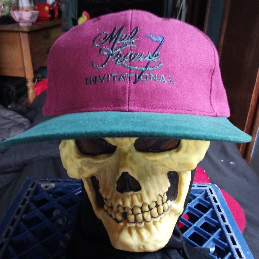 Deadstock Vintage Mel Krause Invitational Golf Snap Hat Cap